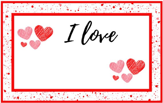 10 15 20 Things I Love About You Multiple Options | Coupon Booklet