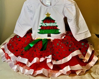 Fourth Christmas 4th tutu Dress Outfit