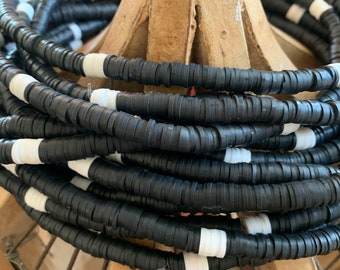 Salt & Preppy Necklace - Black + White Dot