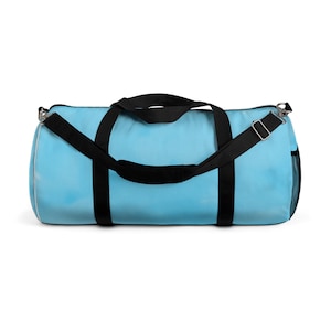Charming Blue Duffel Bag for Travel, Gym, and Weekend Getaways, Stylish Weekender, Personalized Gift, Durable and Spacious