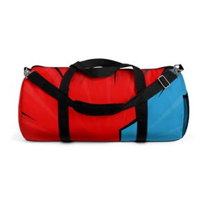 Vibrant Comic-Inspired Duffel Bag | Gym Bag, Travel Bag, Sports Bag, Weekend Bag, Comic Lover Gift