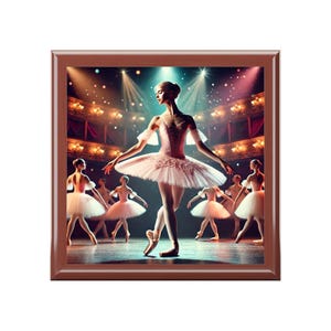 Elegant Ballerina Keepsake Box | Perfect Gift for Dancers, Dance Recitals, Ballet Lovers, Home Decor, Special Occasions