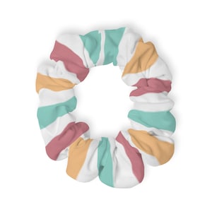 Boho Colorful Scrunchie, Trendy Hair Accessory, Gift for Her, Casual Fashion, Hair Accessory for Women