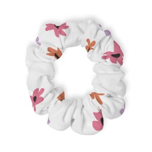 Floral Print Scrunchie | Hair Accessories for Women, Stylish Hair Ties, Gift for Her, Fashionable Hairbands, Spring Fashion