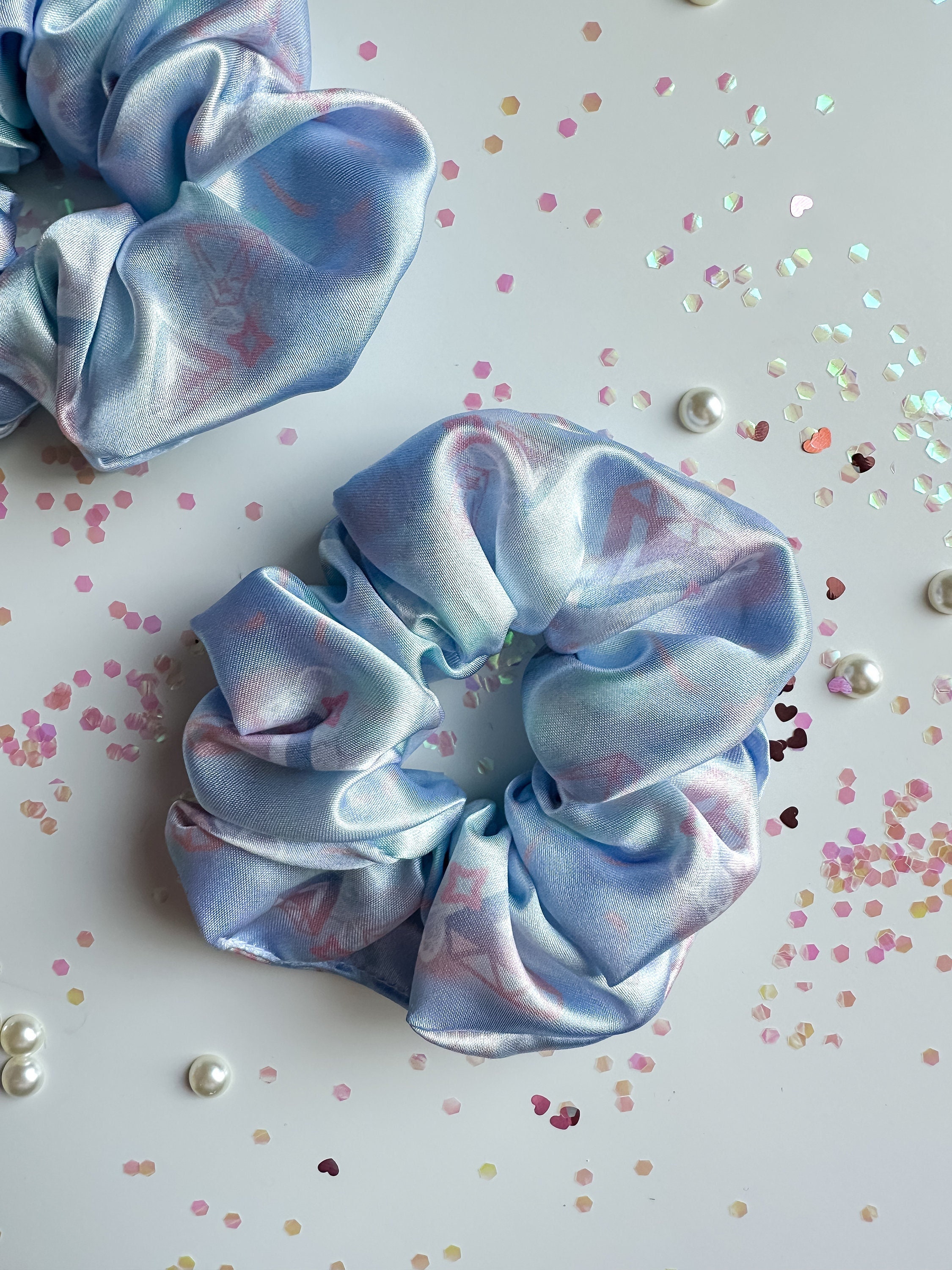 Seventeen Inspired Scrunchie for Carats - K-Pop Lightstick & Hair Accessory