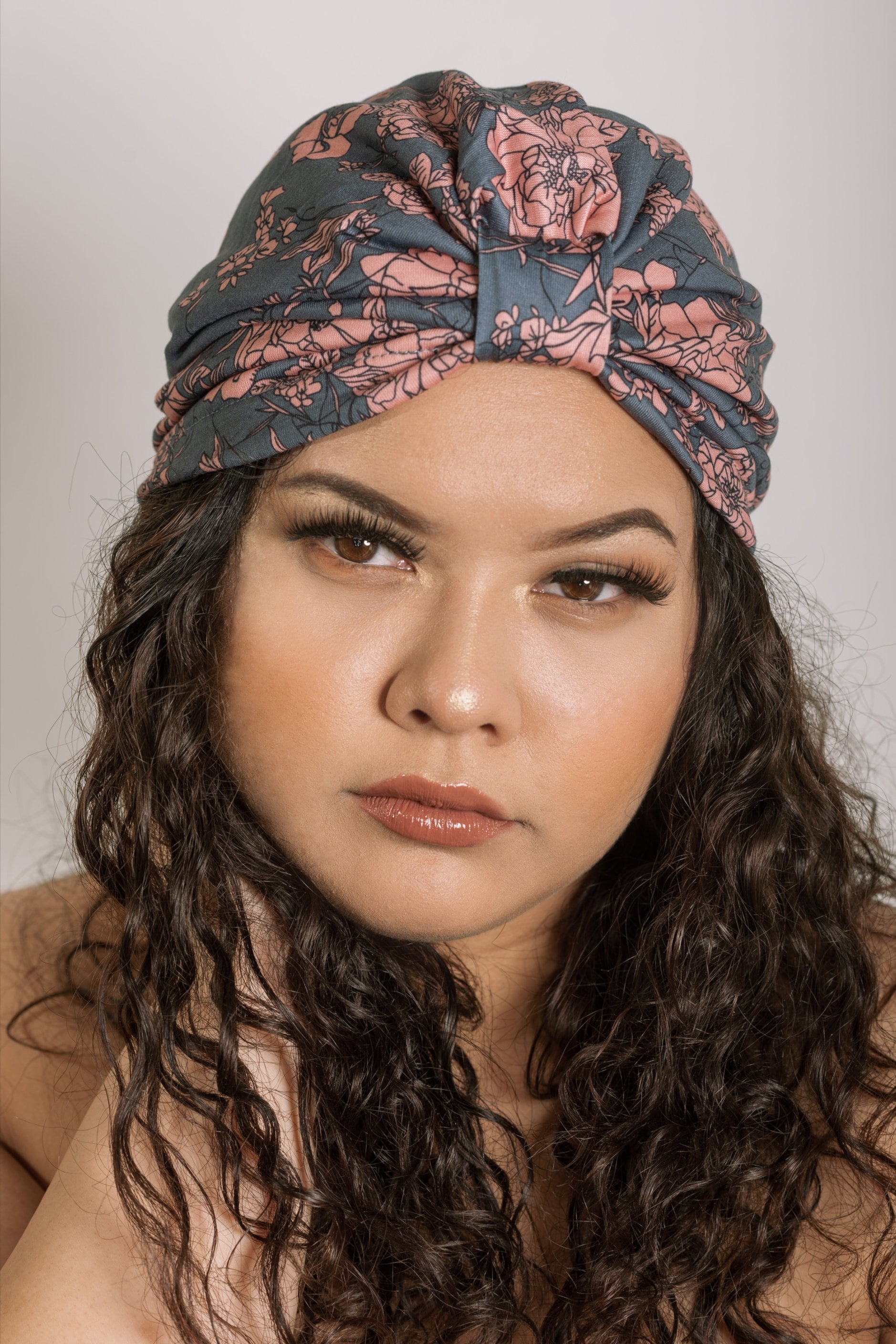 satin hair turban sleep