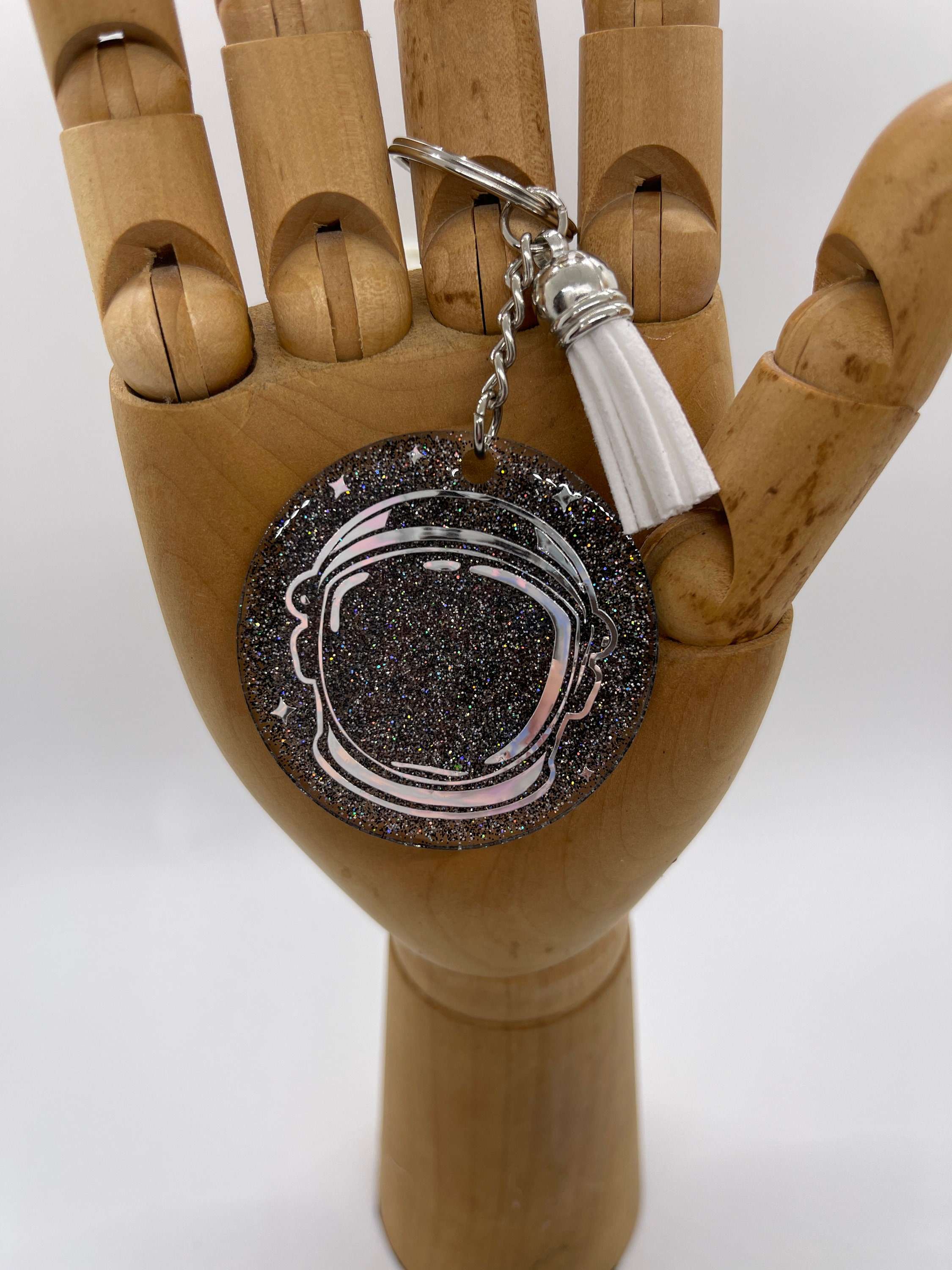 Glitter Astronaut Keychain - NASA Gear