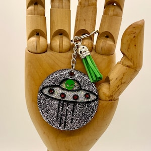 UFO Alien Keychain
