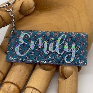 Mermaid Name Keychain | Custom | Personalized Mermaid Name Keychain
