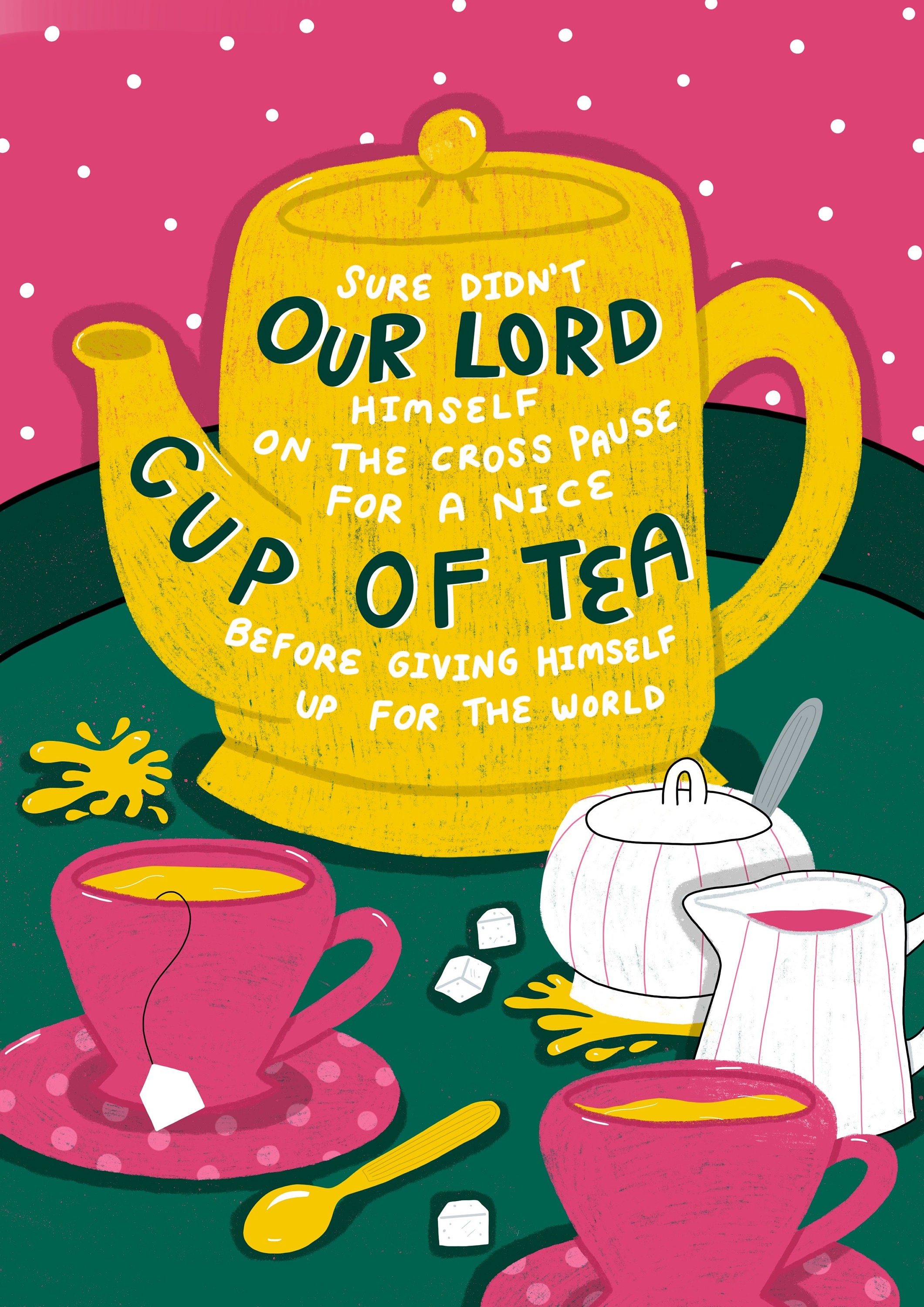 Mrs Doyle Tea Quote Father Ted A Nice Cup Of Tea Etsy Israel
