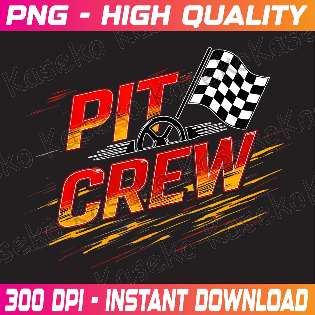 Pit Crew Race Car Birthday Party Matching Family Racing Png, Motorsport ...