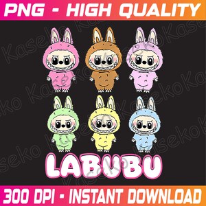 かわいい la-bu-bu モンスターの面白い la-bu-bu 恋人 PNG、la-bu-buu 昇華、モンスターキャラクター PNG、面白い la-bu-bu 恋人、即時ダウンロード