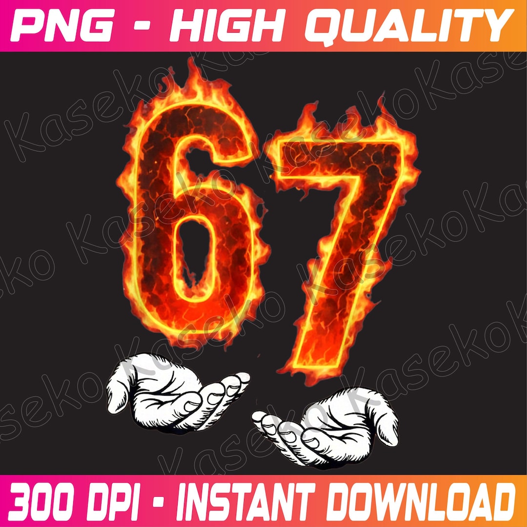 6 7 Meme Six Seven 67 Hands Meme Funny Png, Viral 6 7 Six Seven Funny ...