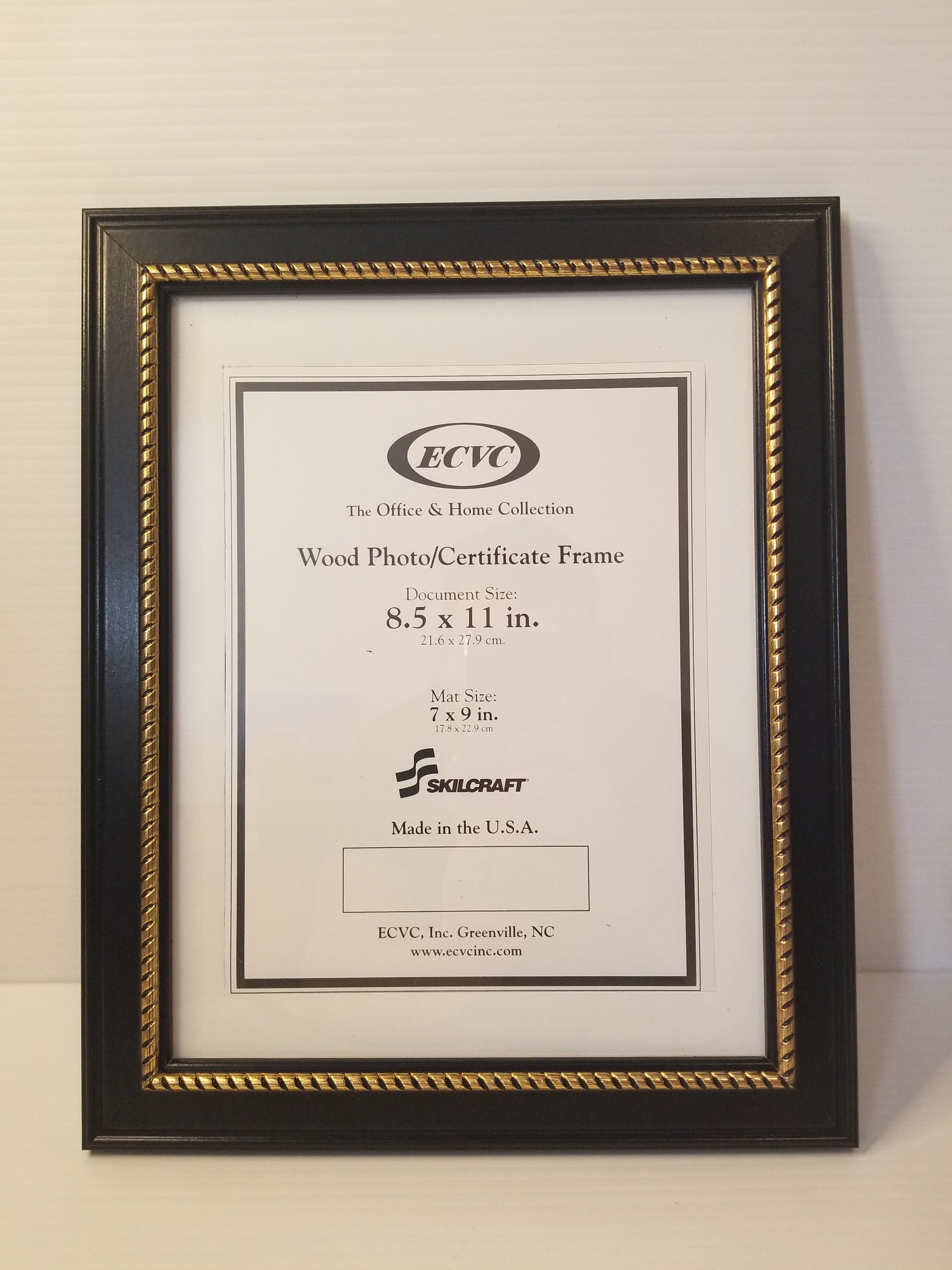 Picture Frame 8.5 x 11 in Etsy