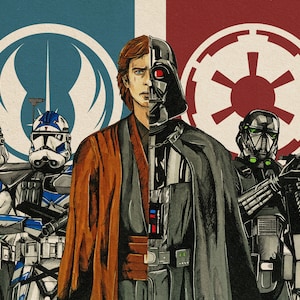 Darth Vader / Anakin Skywalker Art Print Star Wars Poster