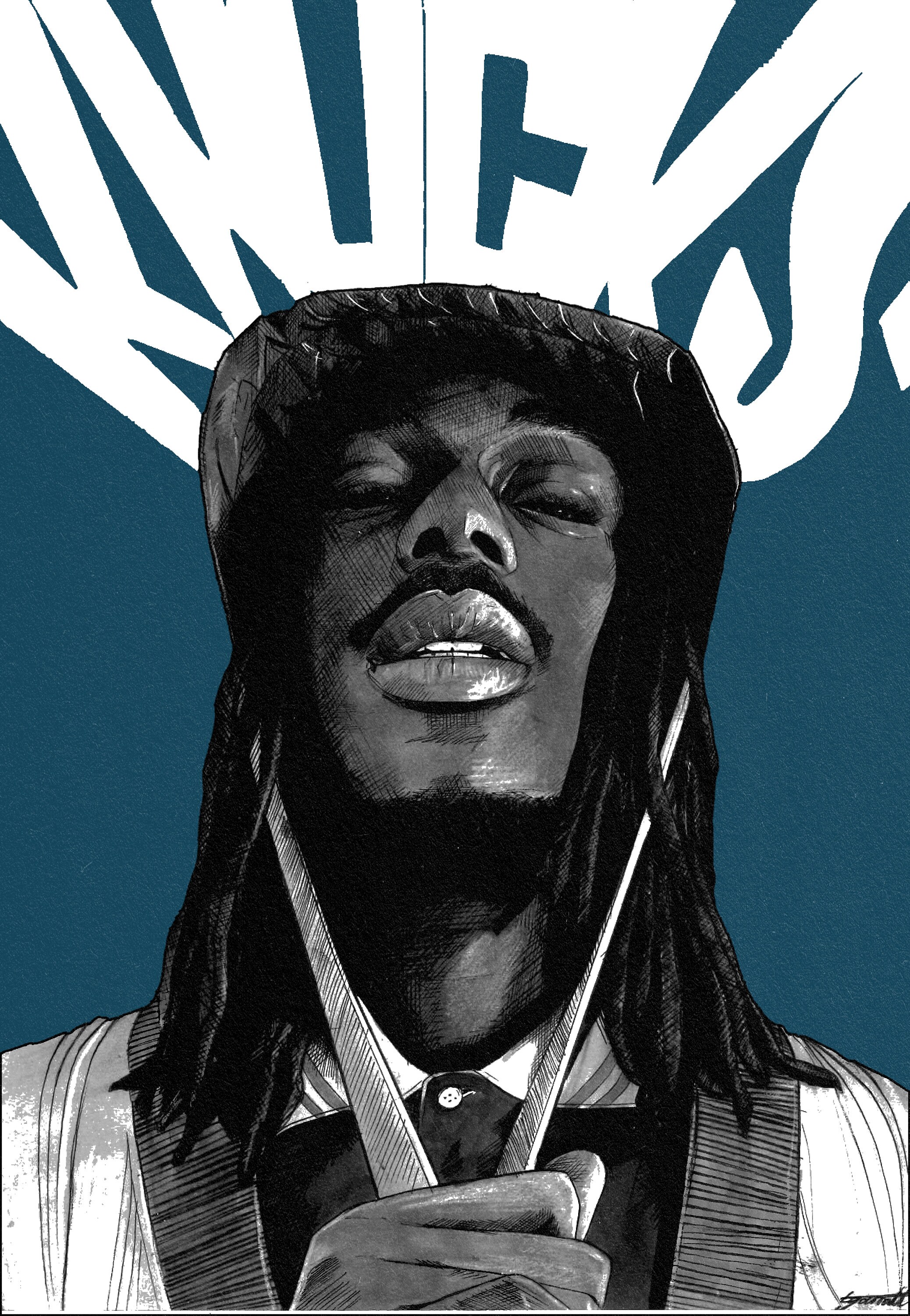 Knucks Rapper Drawing KNUCKS UK RAP Art Poster Print - Etsy