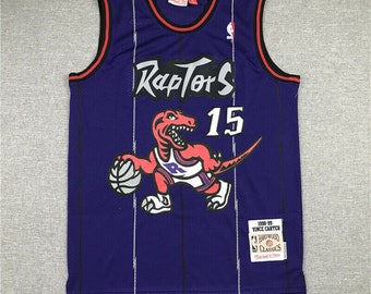 Toronto Raptors Vince Carter #15 Basketball Swingman Throwback Retro Jersey *