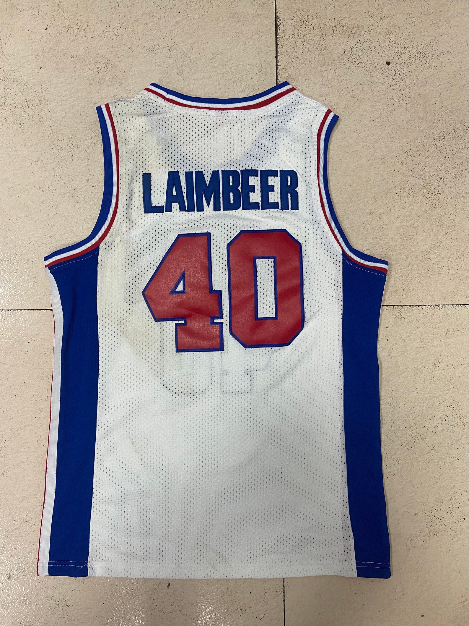 Vintage Men's Detroit Pistons 40 Bill Laimbeer Jersey Etsy