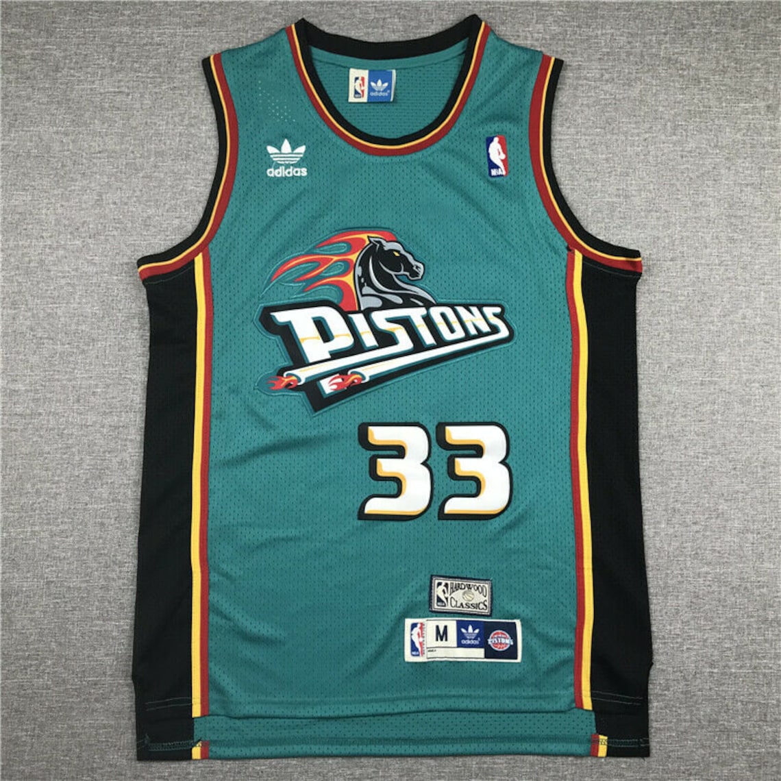 Vintage Men's Detroit Pistons 33 Grant Hill Jersey Etsy