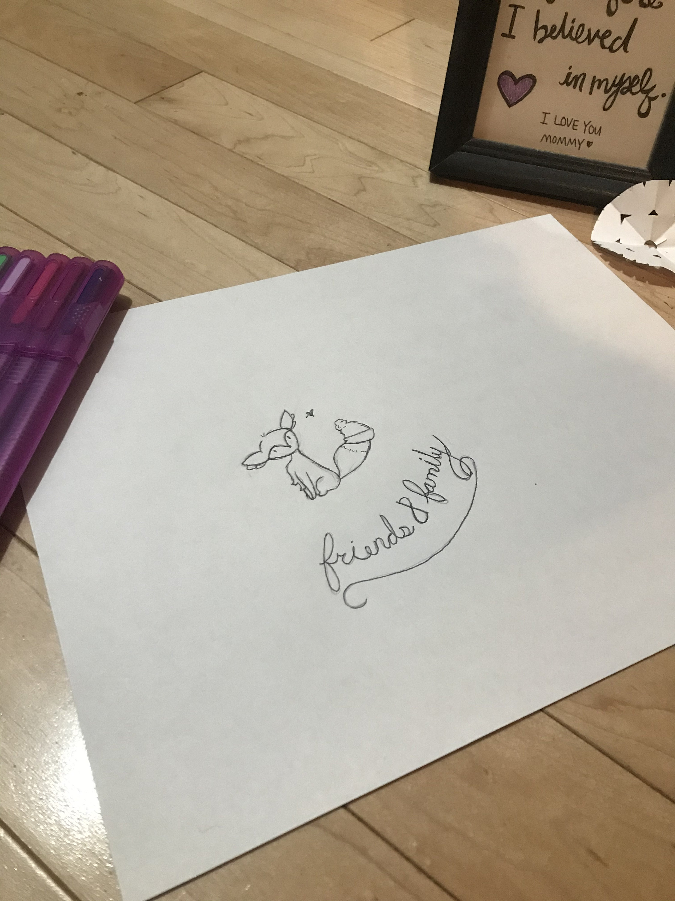 Fox Christmas Coloring Sheet - Etsy