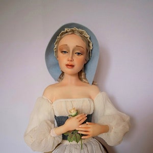 Custom Made Order Doll OOAK Flower Girl. the Doll is Sold. Presented as