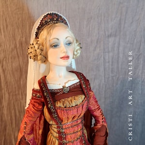 OOAK Laura de Noves. The doll is sold! We will make a very similar doll for you.