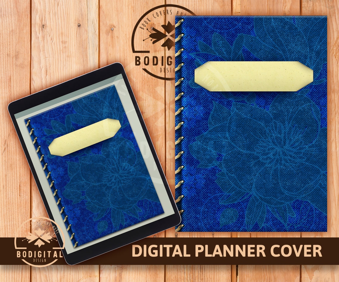Digital Planner Cover Goodnotes Notebook Organizer Cover for iPad PNG
