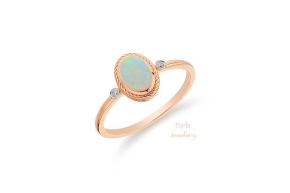 Buy Dendritic Opal Gold Ring, Pure Gold Opal Ring, Statement Ring, Chunky  Gold Ring, Modern Sleek Bezel Work, Modern Stylish Online in India - Etsy | Opal  ring gold, Black statement ring,