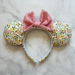 Flower and Garden Pink Lemonade Mouse Ears