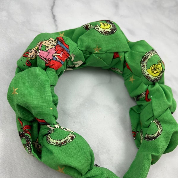 Mean One Christmas Knotted Headband