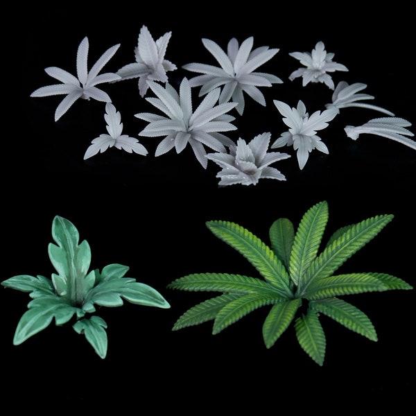 Miniatur Pflanzen für Tabletop D&D und vieles mehr verschiedene Varianten 10 Stk.
