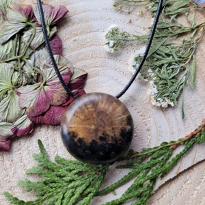 Wooden Pendant | Hand Made, Polished, and Finished with Resin - 011