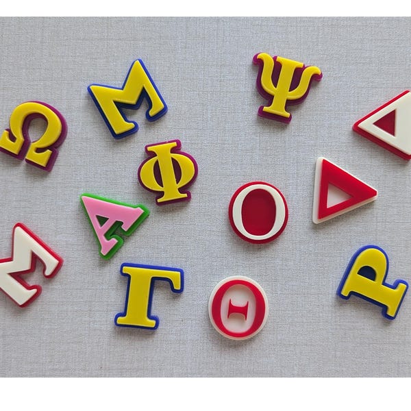 Double Layer Greek Letter Acrylic Blanks, Custom Color Sorority Fraternity Letters, Paddle Decor, Greek Life Crafts Big Little Gift