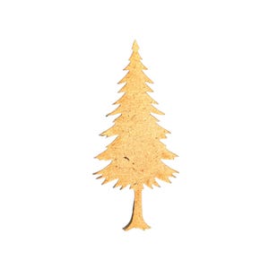 Unfinished 1/4&quot; Wood Christmas Tree Ornament Blanks, Wholesale Shape Bulk MDF Crafts, DIY Holiday Decorations, Wooden Cutouts, Stencils