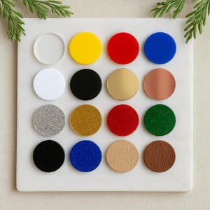 1/8 Acrylic Round Blanks, 3mm Laser Cut Circles, Craft Supplies, DIY Earrings and Jewelry
