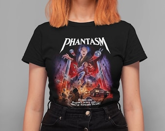 PHANTASM - Unisex Short Sleeve Tee, Graphic tshirt, The Tall Man, Angus Scrimm, Horror Film 1979