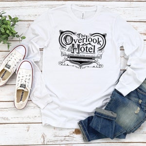The OVERLOOK HOTEL Shirt - Unisex Long Sleeve, The Shining, Sidewinder Colorado, 1980 Horror Film Unisex
