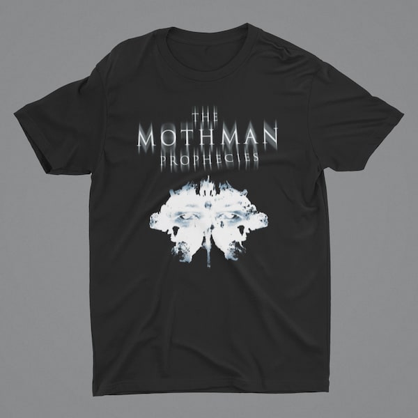 MOTHMAN PROPHECIES Unisex Jersey Short Sleeve Tee, Horror Film 2002, Cryptozoology