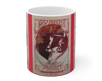 Bird with the Crystal Plumage -  Coffee Mug 11oz, Dario Argento, Classic Horror 1970, Italian Giallo