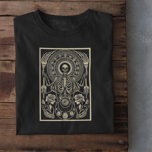 Floral Skeleton Shirt - Day of the Dead, Día de los Muertos, Mexican Heritage, Graphic Tshirt