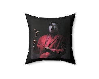 TWIN PEAKS-  Spun Polyester Square Pillow, David Lynch, Dale Cooper, Laura Palmer, Fire Walk With Me, Home Decor 14"x14"