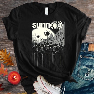 SUNN((0))) - Unisex Short Sleeve Tee, Graphic Tshirt, Soft Fitted Tee, Bella Canvas SUNN