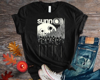 SUNN((0))) - Unisex Short Sleeve Tee, Graphic Tshirt, Soft Fitted Tee, Bella Canvas SUNN