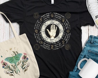Hermetic Symbolism - Unisex  Short Sleeve Tee, Haute Magick, Alchemy, Sigils, Grimoire