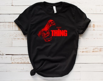 THE THING Shirt - Unisex Short Sleeve Tee, Classic Horror Film 1982, John Carpenter, Kurt Russell