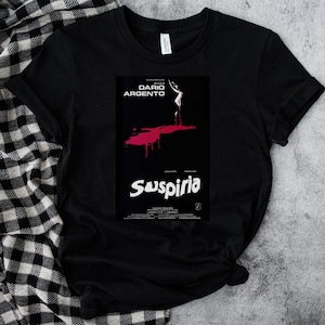 SUSPIRIA Shirt - Unisex Short Sleeve Tee, Dario Argento, Iconic Horror Film 1977, Witch