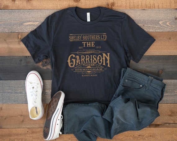 Official Peaky Blinders 'Garrison Pub' T-Shirt - Men's & Women's Soft Cotton Tee (White) - View #12