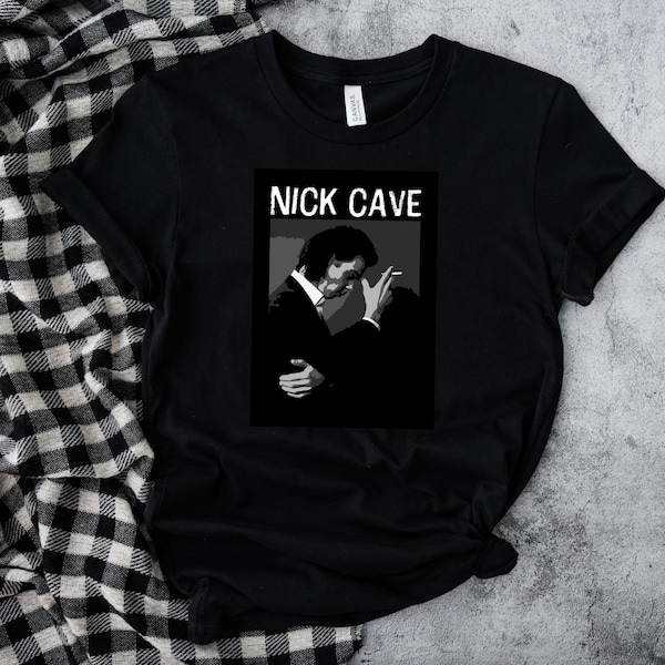 NICK CAVE Shirt - Unisex Kurzarm T-Shirt, Nick Cave and the Bad Seeds, Grafik Tshirt