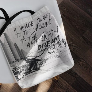 Fear & Loathing In Las Vegas- Tote Bag Hunter S Thompson Dr. Gonzo Raoul Duke
