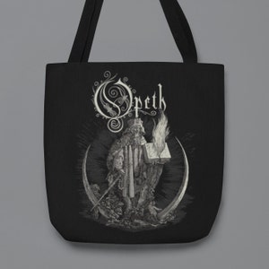 OPETH - AOP Tote Bag, Metal Band, Travel Tote, Grocery Bag, Multi-Purpose